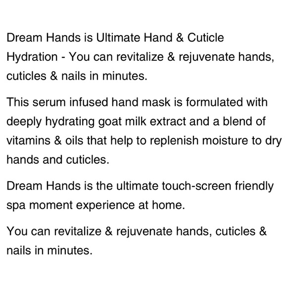 NEW (Set of 2) Nailboo Dream Hands Intensive Moisturizing Hand and Nail Mask - Picture 10 of 17